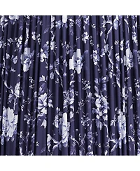Springcrest Sally 13" Top x 15" Bottom x 12" High x 12" Slant Print Lamp Shade Replacement Pleated Floral Spider Harp