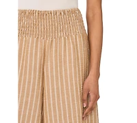 Vince Camuto Women's Smocked Wide-Leg Pull-On Pants
