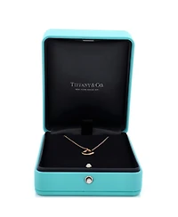 Pre-Owned Tiffany & Co Elsa Peretti Open Heart Pendant Necklace