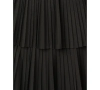 Adrianna Women's V-Neck Mesh Midi Dress