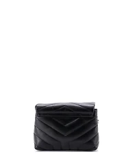 Pre-Owned Saint Laurent Toy Loulou Shoulder Bag Matelasse Chevron Leather
