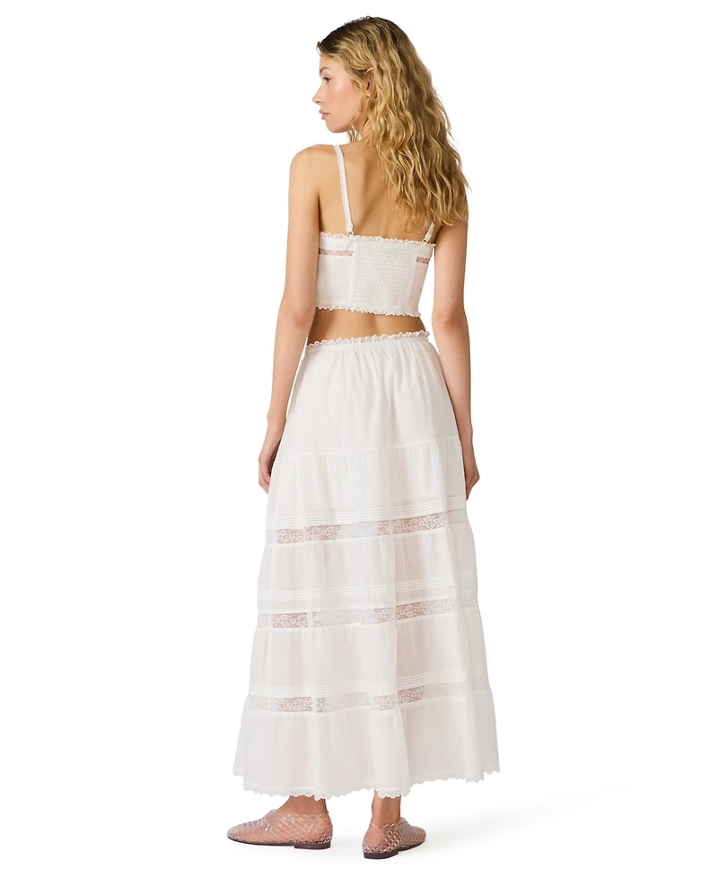 Steve Madden Women's Elisse Loose Fit Maxi Skirt