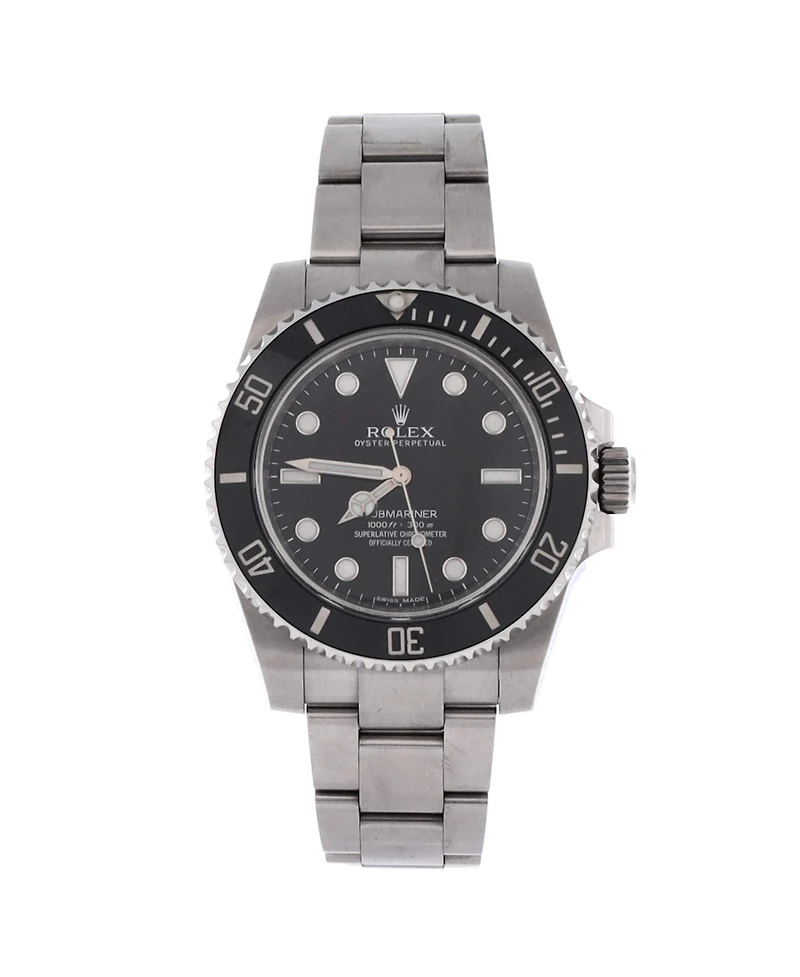 Pre-Owned Rolex Oyster Perpetual Submariner Automatic Watch in Stainless Steel and Cerachrom 40mm