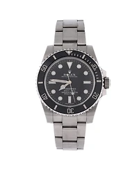 Pre-Owned Rolex Oyster Perpetual Submariner Automatic Watch in Stainless Steel and Cerachrom 40mm