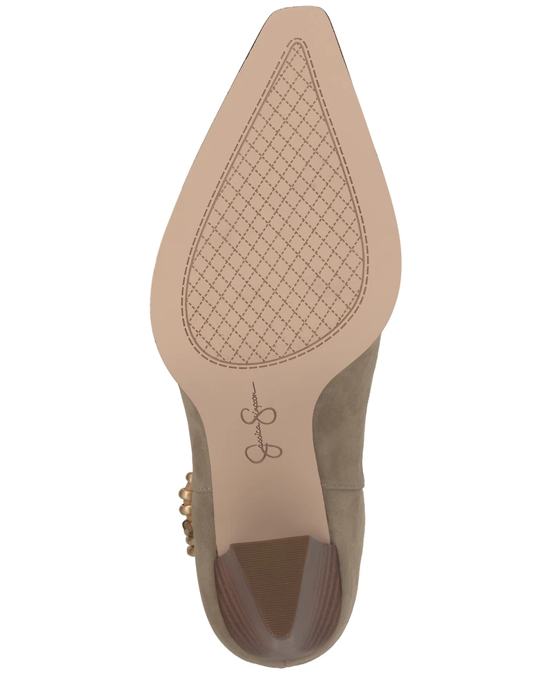 Jessica Simpson Women's Hanie Western Slouch Booties