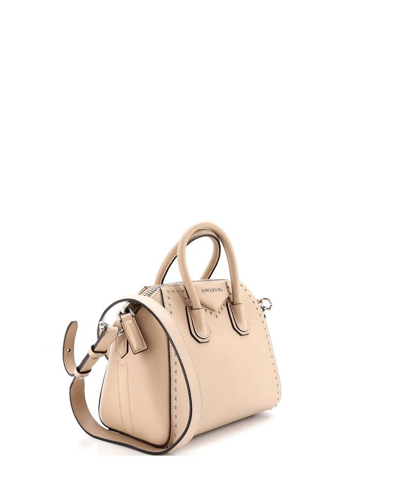 Pre-Owned Givenchy Mini Antigona Bag Studded Leather