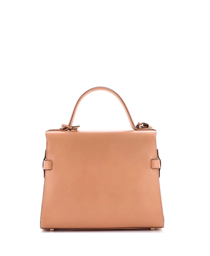 Pre-Owned Delvaux Mm Tempete Top Handle Bag Leather
