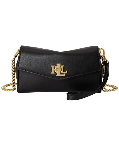 Lauren Ralph Leather Tanner Crossbody Handbag