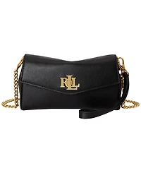 Lauren Ralph Leather Tanner Crossbody Handbag