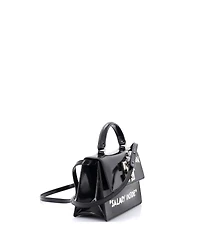 Pre-Owned Off White Jitney 1.4 Bag Printed Leather