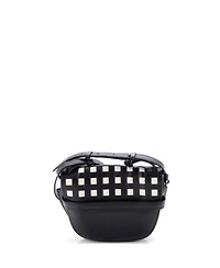 Pre-Owned Loewe Small Gate Shoulder Bag Grid Leather