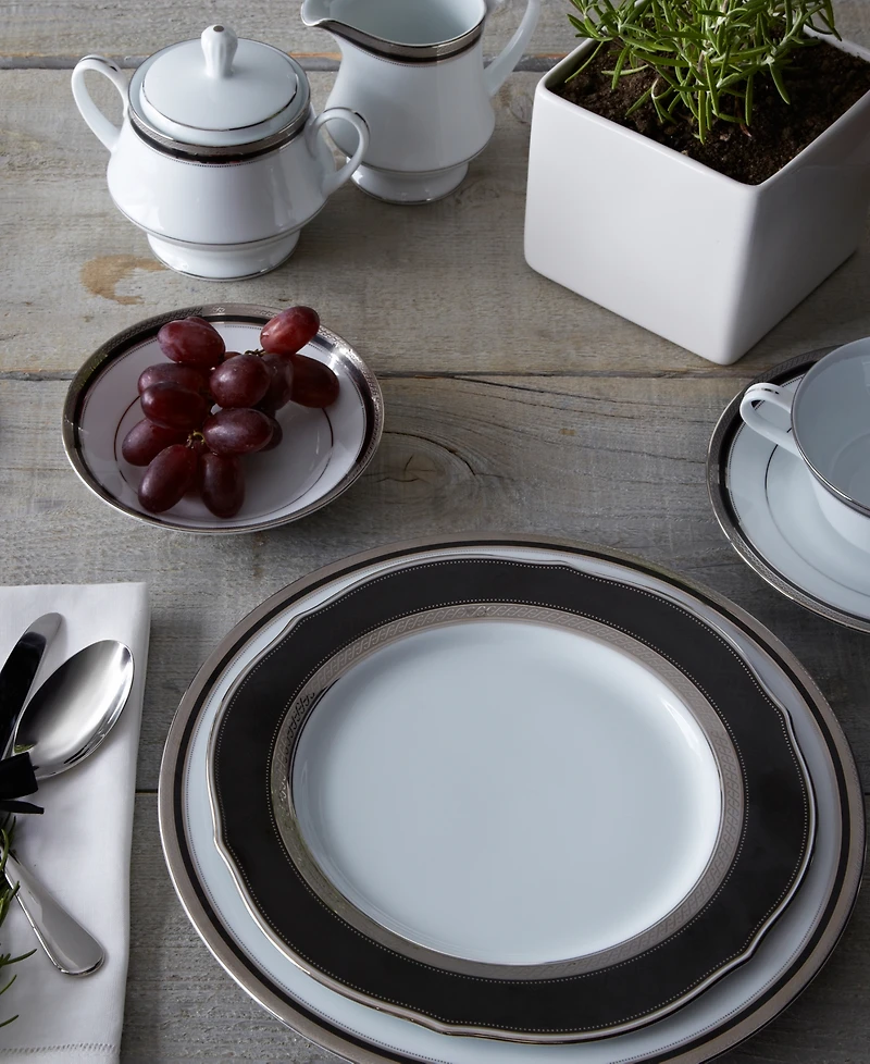Noritake Austin Platinum Sugar & Creamer Set