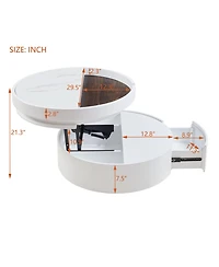 Rainsken Lift-Top Coffee Table