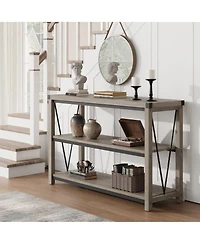 gaomon 47" Narrow Storage Farmhouse Console Table