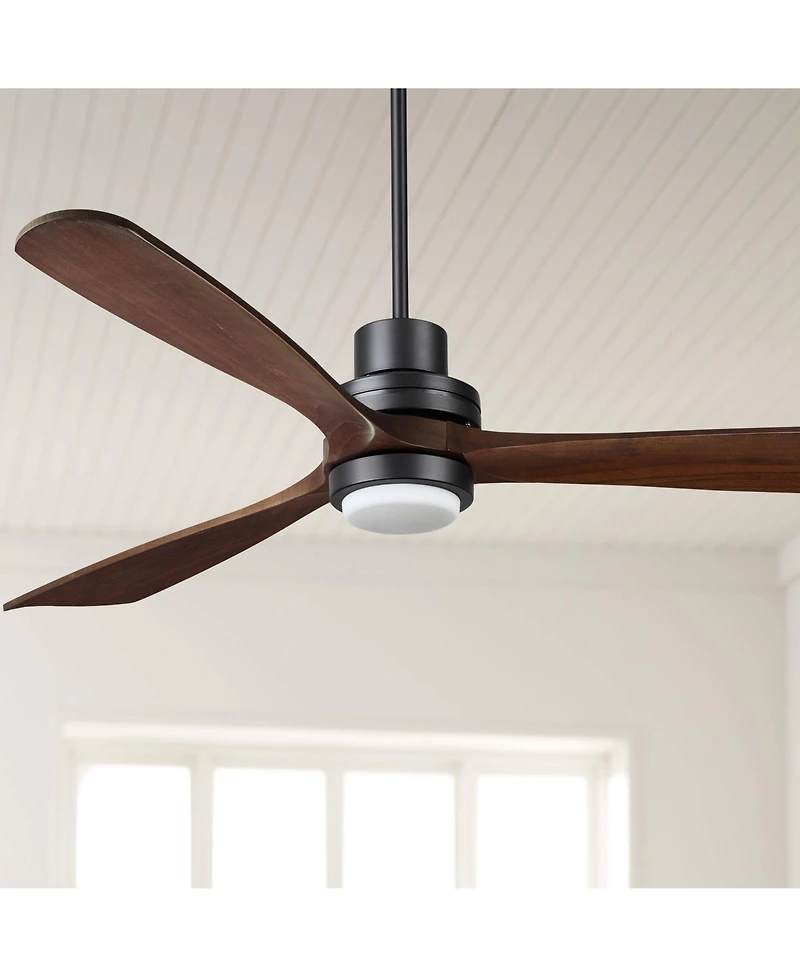 Casa Vieja 66" Delta-Wing Xl Dc Industrial Indoor Ceiling Fan with Led Light Remote Control