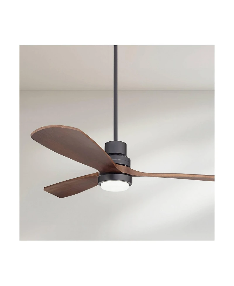 Casa Vieja 52" Delta-Wing Dc Modern Indoor Outdoor Ceiling Fan with Led Light Remote Control