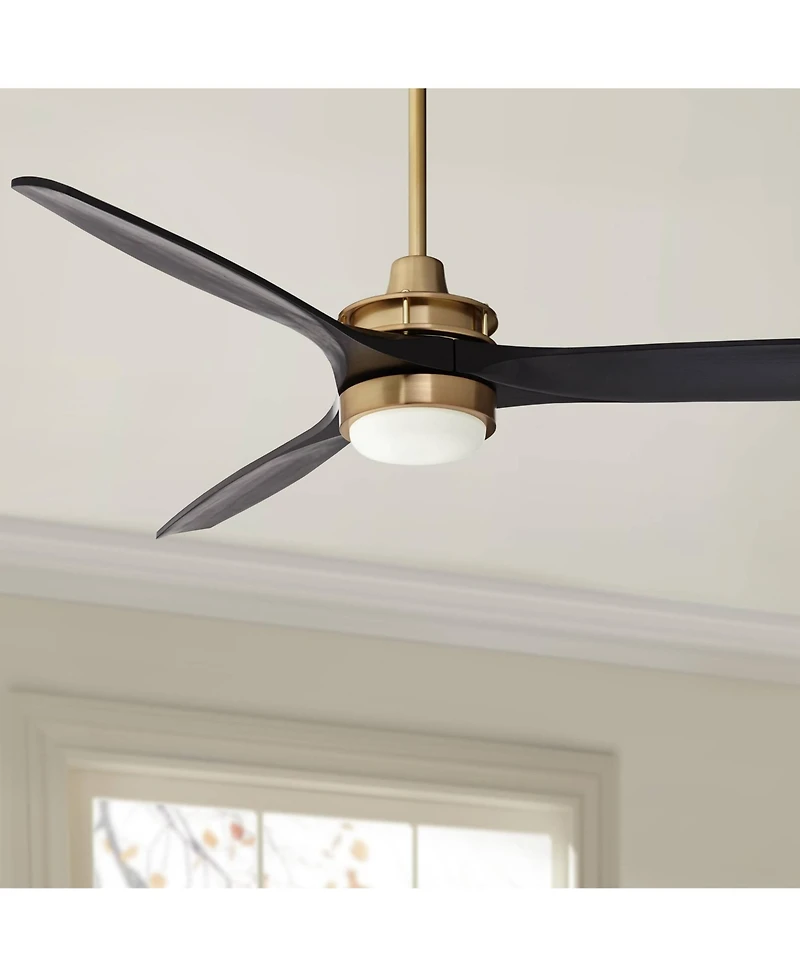 Casa Vieja 52" Windspun 3-Blade Led Indoor Ceiling Fan with Remote Control