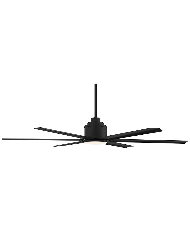 Casa Vieja 65" Ultra Breeze Led Ceiling Fan with 12" Downrod