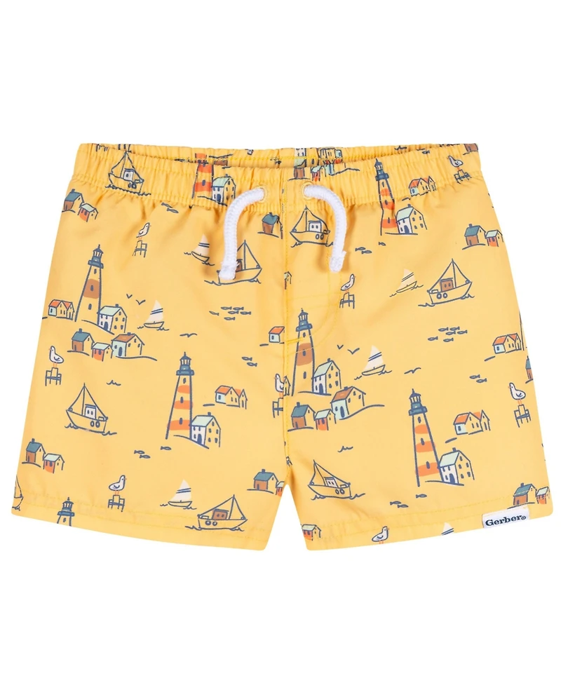 Gerber Toddler Boys 2-Pack Swim Trunks