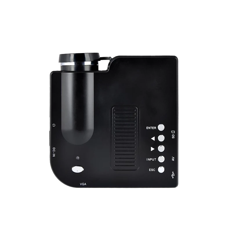 Pyle Full Hd 1080p Mini Portable Pocket Video and Cinema Home Theater Projector-Built-in Stereo Speaker