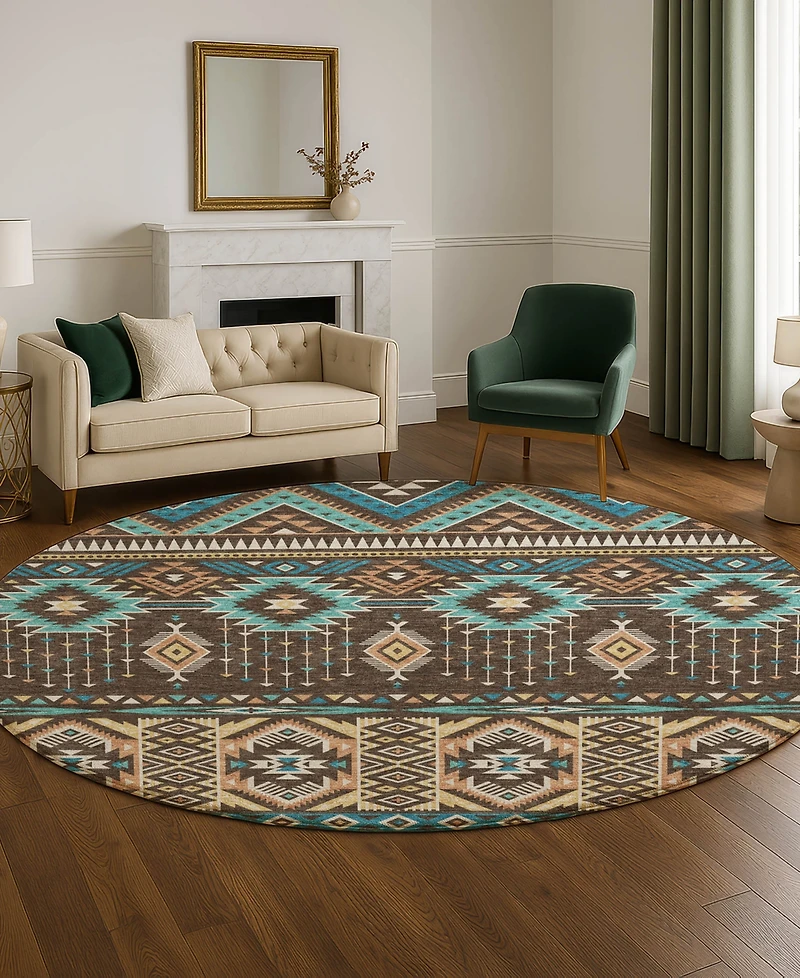 Addison Mayfield AMF1851 8' x 8' Round Area Rug