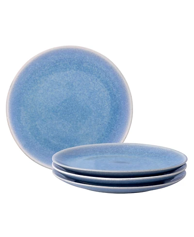 Noritake Colorwave Kiln Azure Coupe Salad Plates, Set of 4