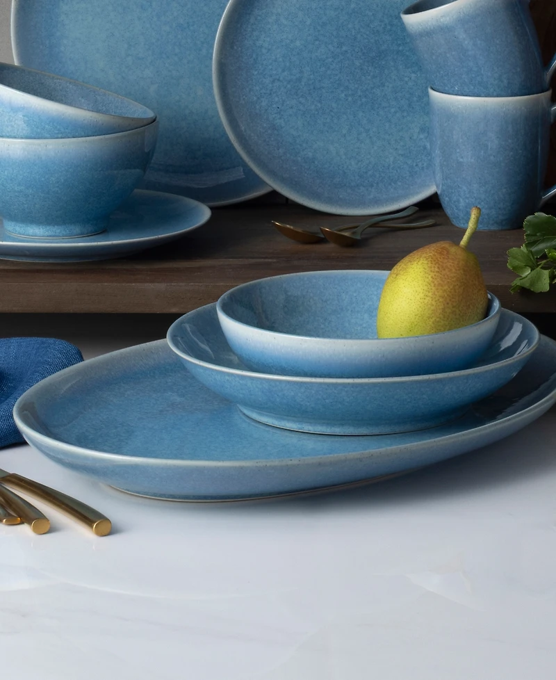 Noritake Colorwave Kiln Azure Oval Platter