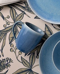 Noritake Colorwave Kiln Azure Mugs, Set of 4