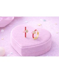 Chanteur Girls Heart Hypoallergenic Earrings with Surgical Titanium Screwbacks