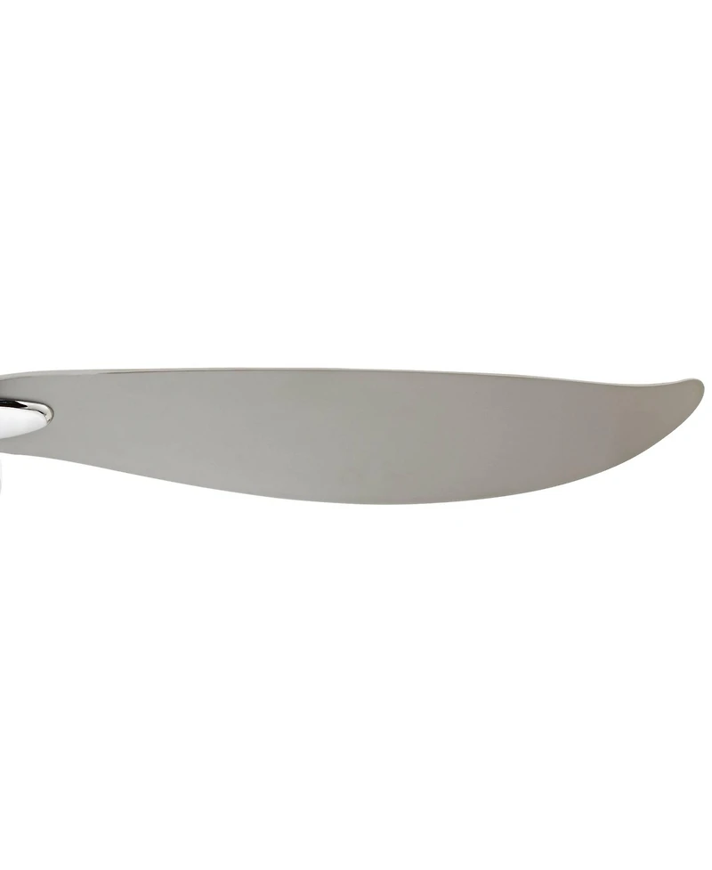 Possini Euro Design 56" Possini Vengeance Chrome Led Ceiling Fan with 12" Downrod