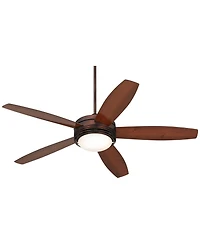 Casa Vieja 60" Province Bronze Led Fan 12-In Rod for 10-Ft Ceiling with Remote