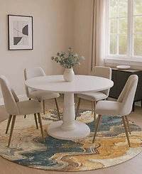 Addison Mayfield AMF1907 8' x 8' Round Area Rug