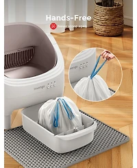 Ltmate Automatic Cat Litter Box, App Control, Ultra-Quiet, 2 Rolls of Garbage Bags