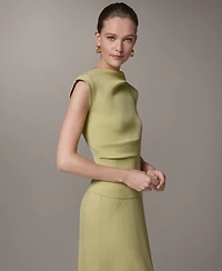 Donna Karan New York Women's Sleeveless Sweater Top