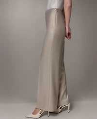 Donna Karan New York Women's Metallic Wide-Leg Pants