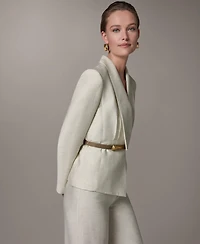 Donna Karan New York Women's Belted Cropped Jacket