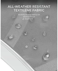 homfan Set of 2 S-Shaped Patio Chaise Lounge Chairs - Aluminum Recliners Quick-Dry Mesh Sun Loungers for Pool, Beach, Garden