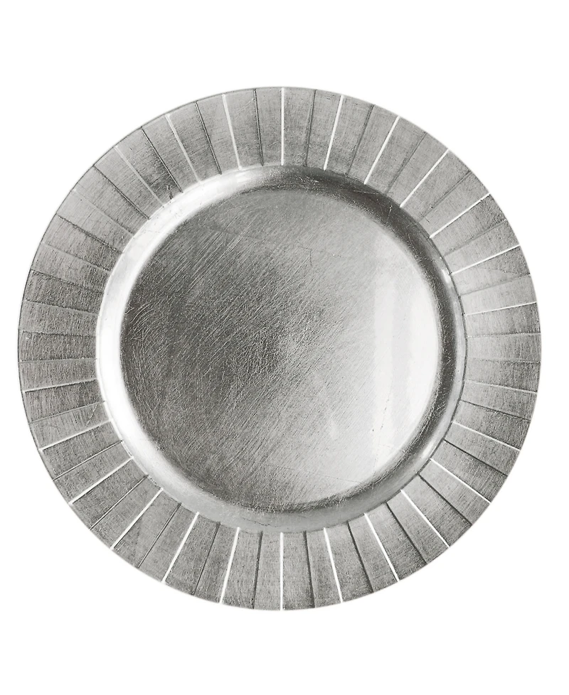 American Atelier Burst Charger Plate 12 Piece Dinnerware Set, Service for 12