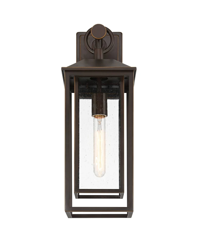 John Timberland Califa 20" High Traditional Outdoor Wall Light Fixture Mount Porch House Weatherproof Bronze Finish