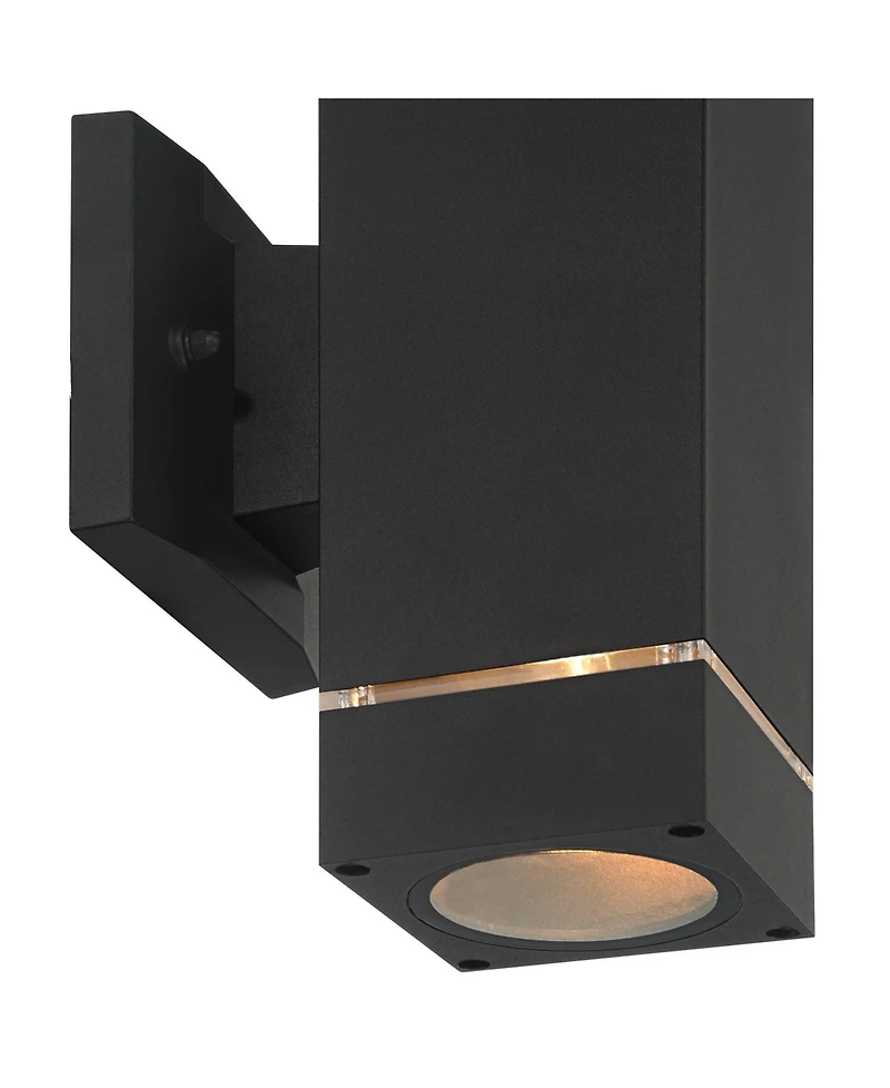 Possini Euro Design Skyridge 11 3/4" High Mid Century Modern Outdoor Wall Light Fixture Mount Porch House Up-Down