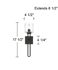 Possini Euro Design Possini Euro Katrina 17 1/2" High Wall Sconce