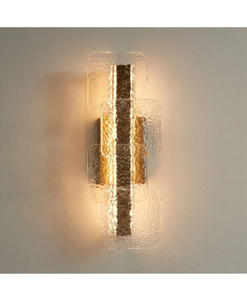 Possini Euro Design Possini Euro d'Orsay 18" Wide Brushed Champagne Led Wall Light