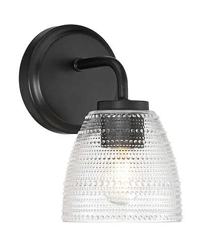 Possini Euro Design Possini Euro Sabrina 9" High and Glass Wall Sconce