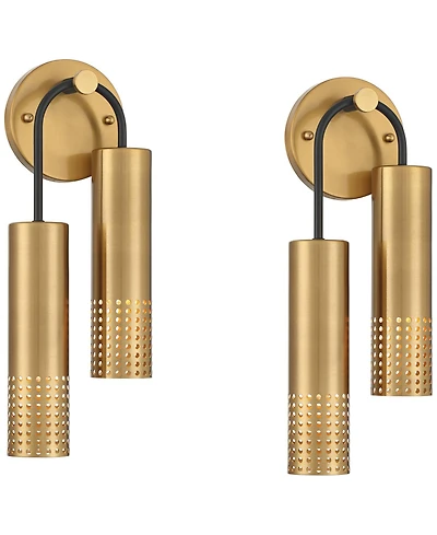 Possini Euro Design Celine 16" High 2-Light Wall Sconce, Set of 2