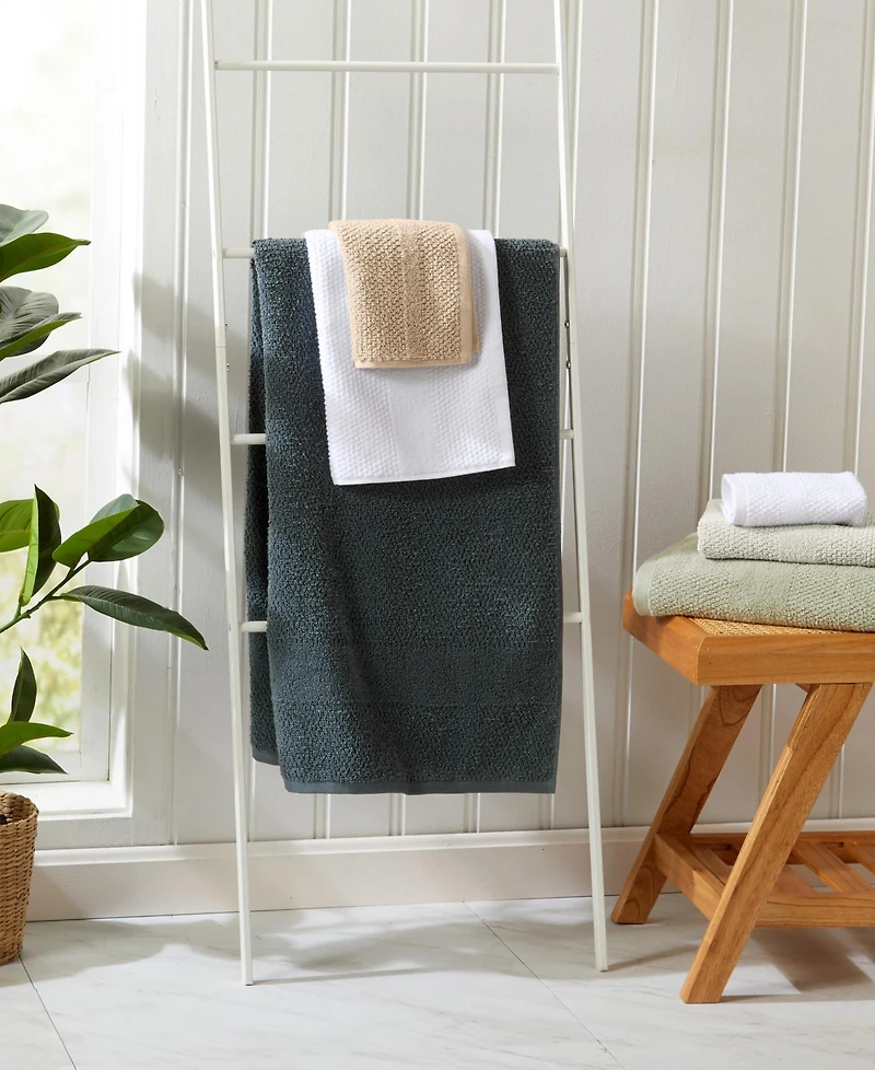 Linery and Co. 100% Cotton Quick Dry 12pk Washcloth Set