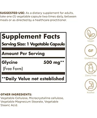 Solgar Glycine, 100 Veg Caps