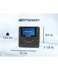 Emerson Emt-1200 Media Recorder with Lcd Screen to Record Videos, Music, and Photos from Phone to Dvd