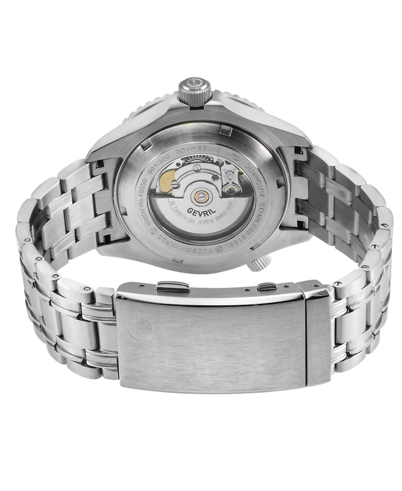 Gevril Men's Hudson Yards Swiss Automatic Bracelet Watch