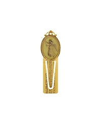 Symbols of Faith Gold-Tone Annunciation Angel Bookmark