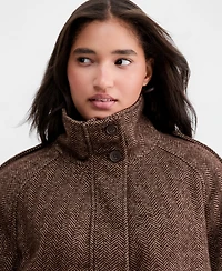 CoffeeShop Women's Short-Raglan-Sleeve Coat